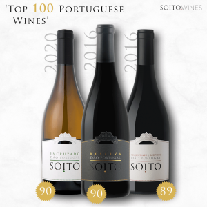 Pontuação da Soito Wines - Concurso Top 100 Portuguese Wines